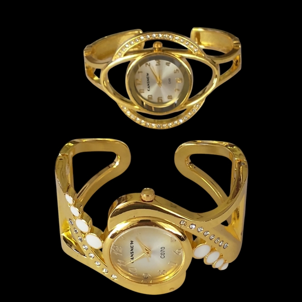 Double Up Cansnow Cuff Watches - 2